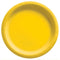 AMSCAN CA Disposable-Plasticware Yellow Sunshine Round Paper Plates, 9 Inches, 20 Count 192937242186