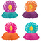 AMSCAN CA Diwali Diwali Honeycomb Centerpieces, 4 Count 192937195444