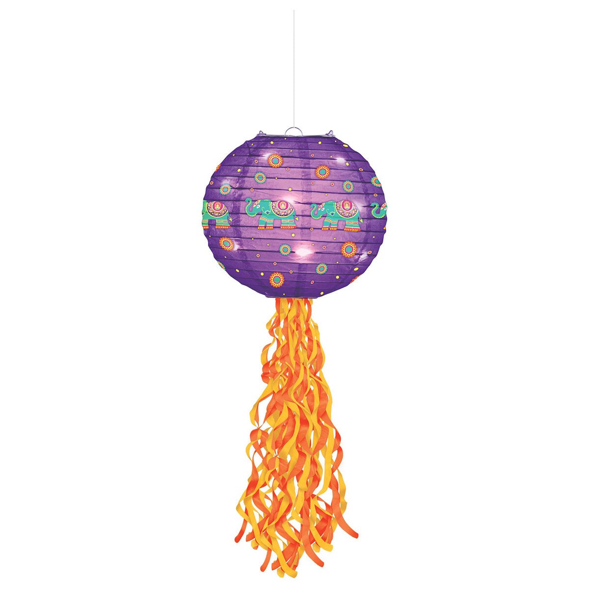 AMSCAN CA Diwali Diwali Light Up Lantern, 2 Count 192937350140