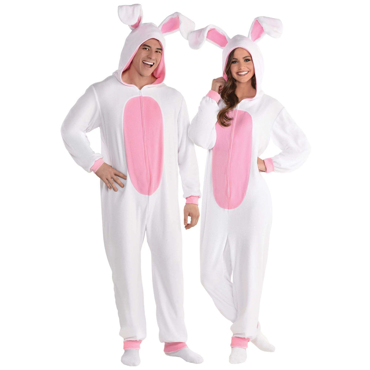 AMSCAN CA Easter Bunny Zipster for Adults, 1 Count