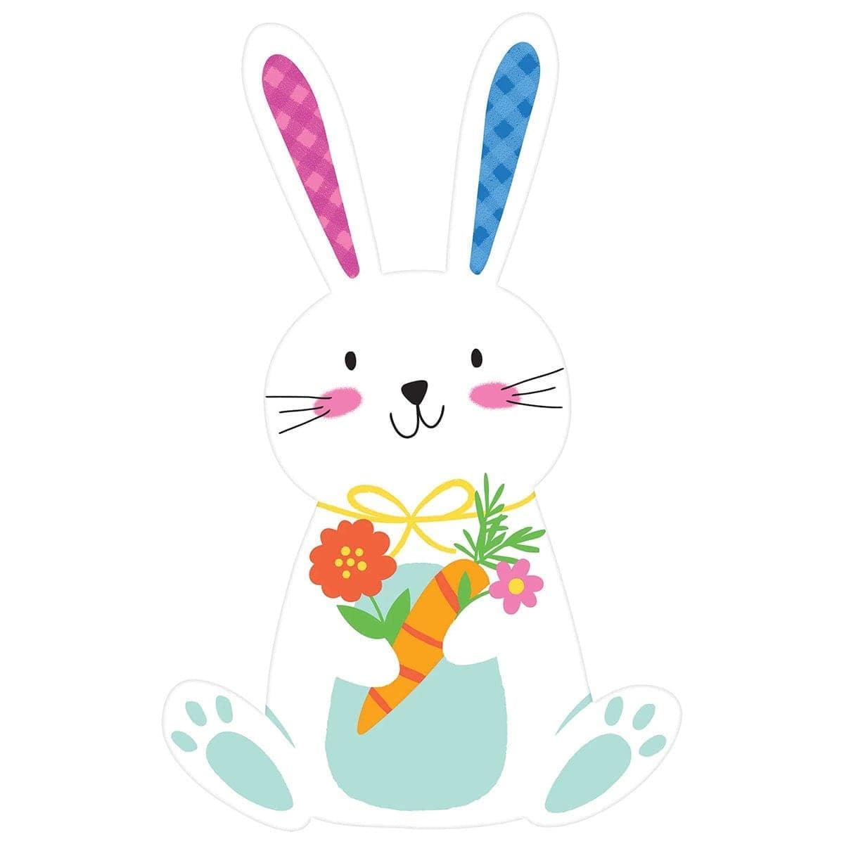 AMSCAN CA Easter Easter Bunny with Carrot Cutout