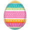 AMSCAN CA Easter Easter Egg Shaped Platter