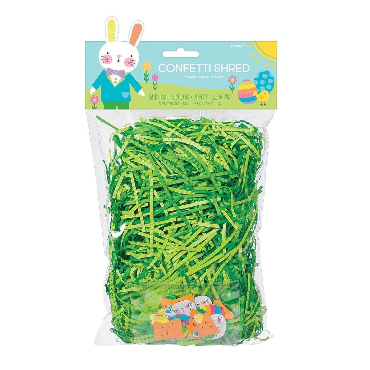 Buy Easter Easter Grass with Confetti, Green sold at Party Expert