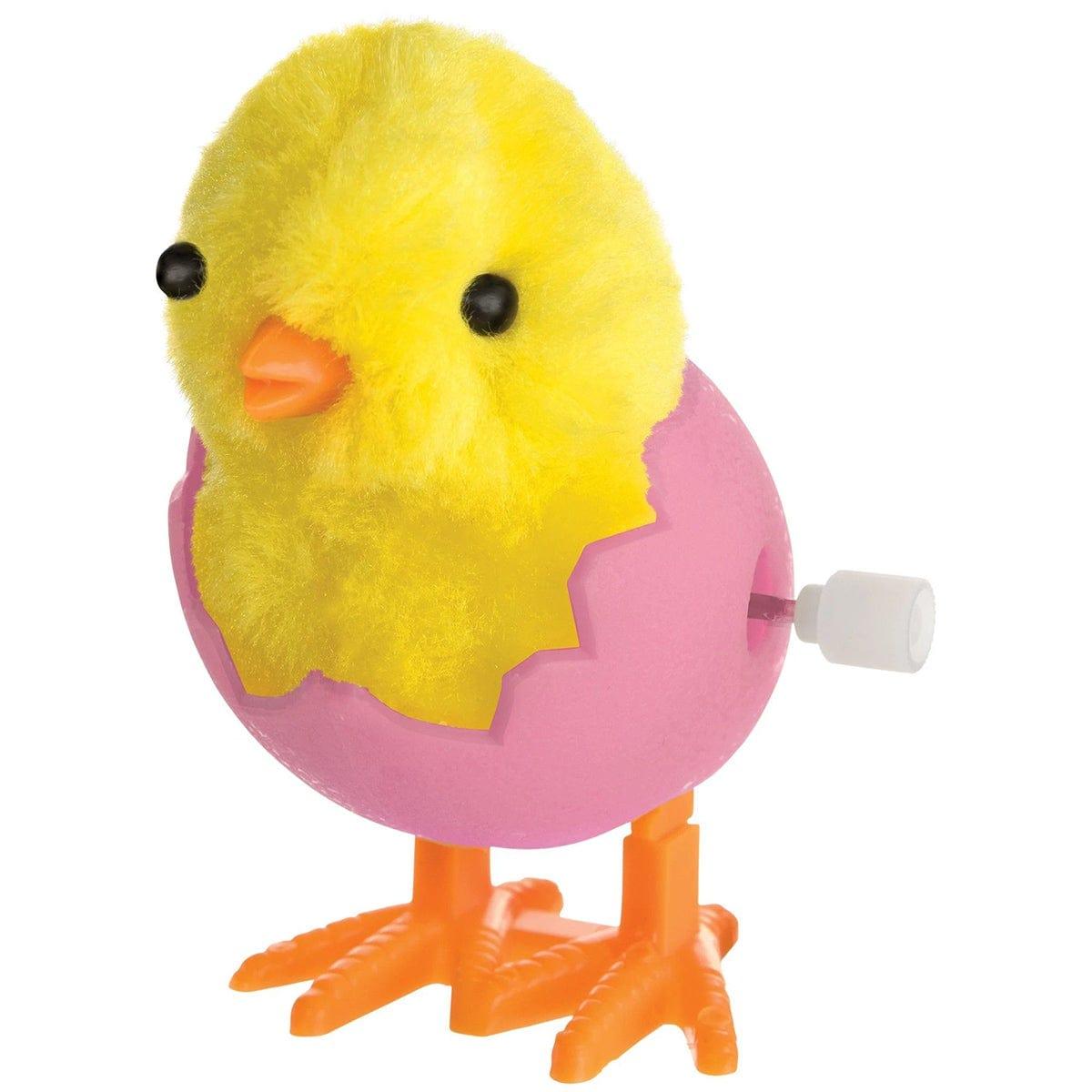 AMSCAN CA Easter Easter Wind-Up Hatching Chick, Pink