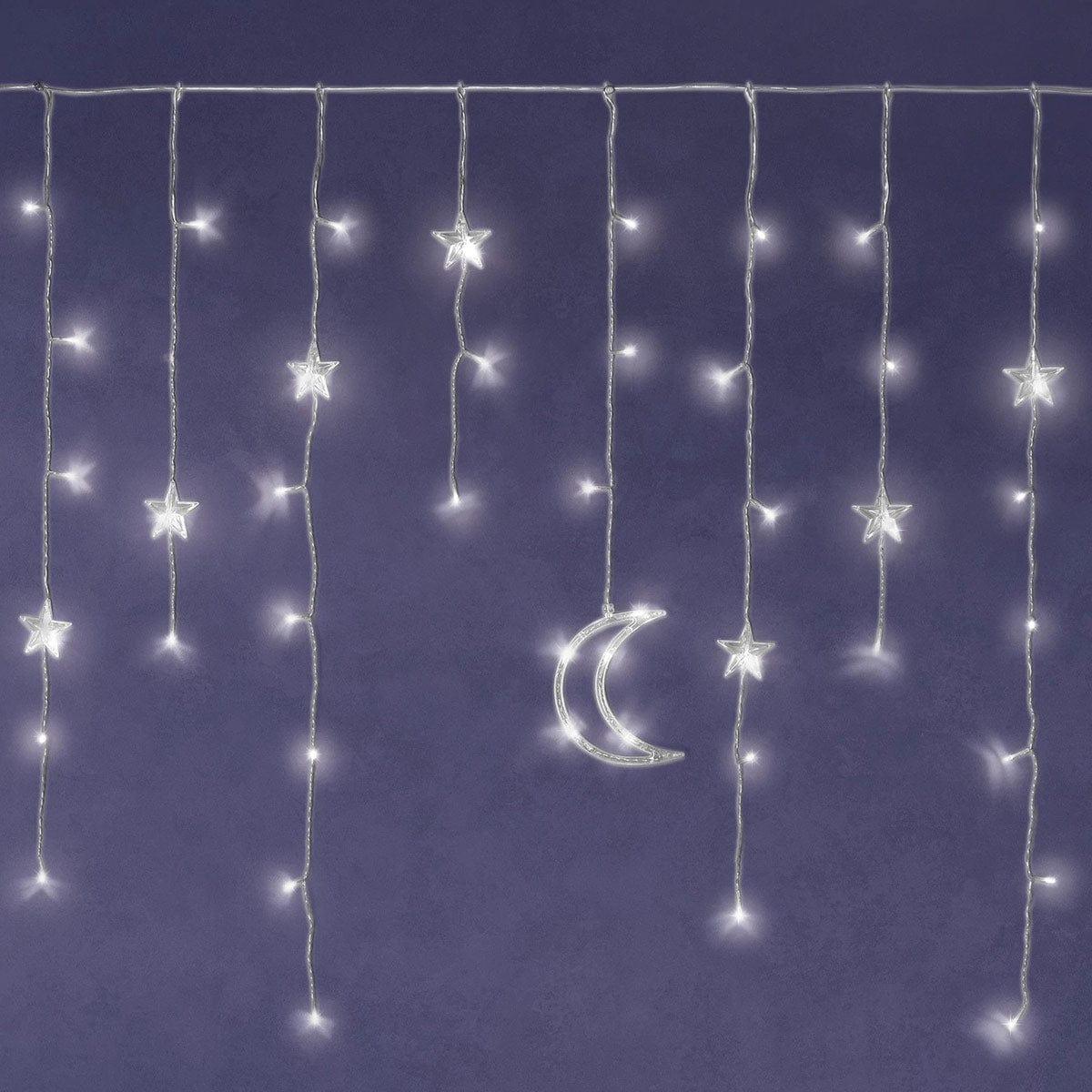 AMSCAN CA Eid Eid Celebration LED Lighted Star and Moon Decoration