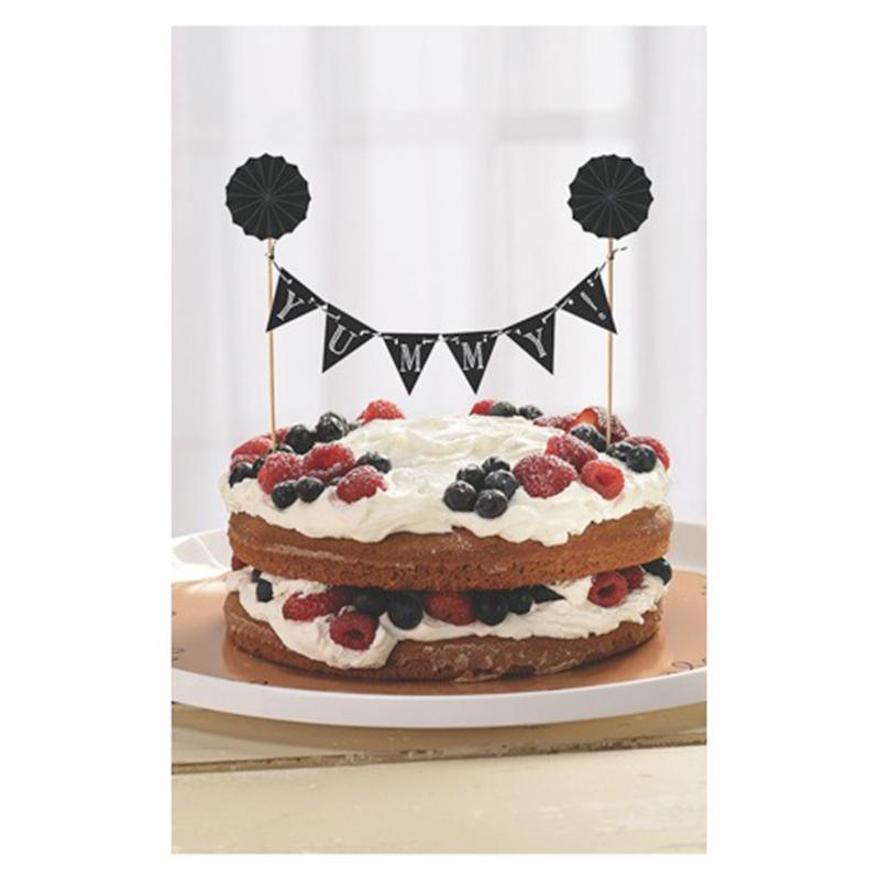 Buy Everyday Entertaining Chalkboard Style Paper Cake Decoration sold at Party Expert