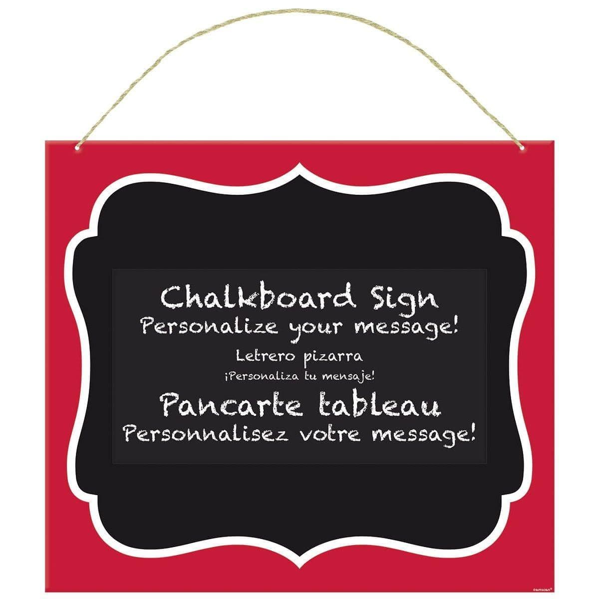 Buy Everyday Entertaining Picnic Party Chalkboard Sign with Hanger sold at Party Expert