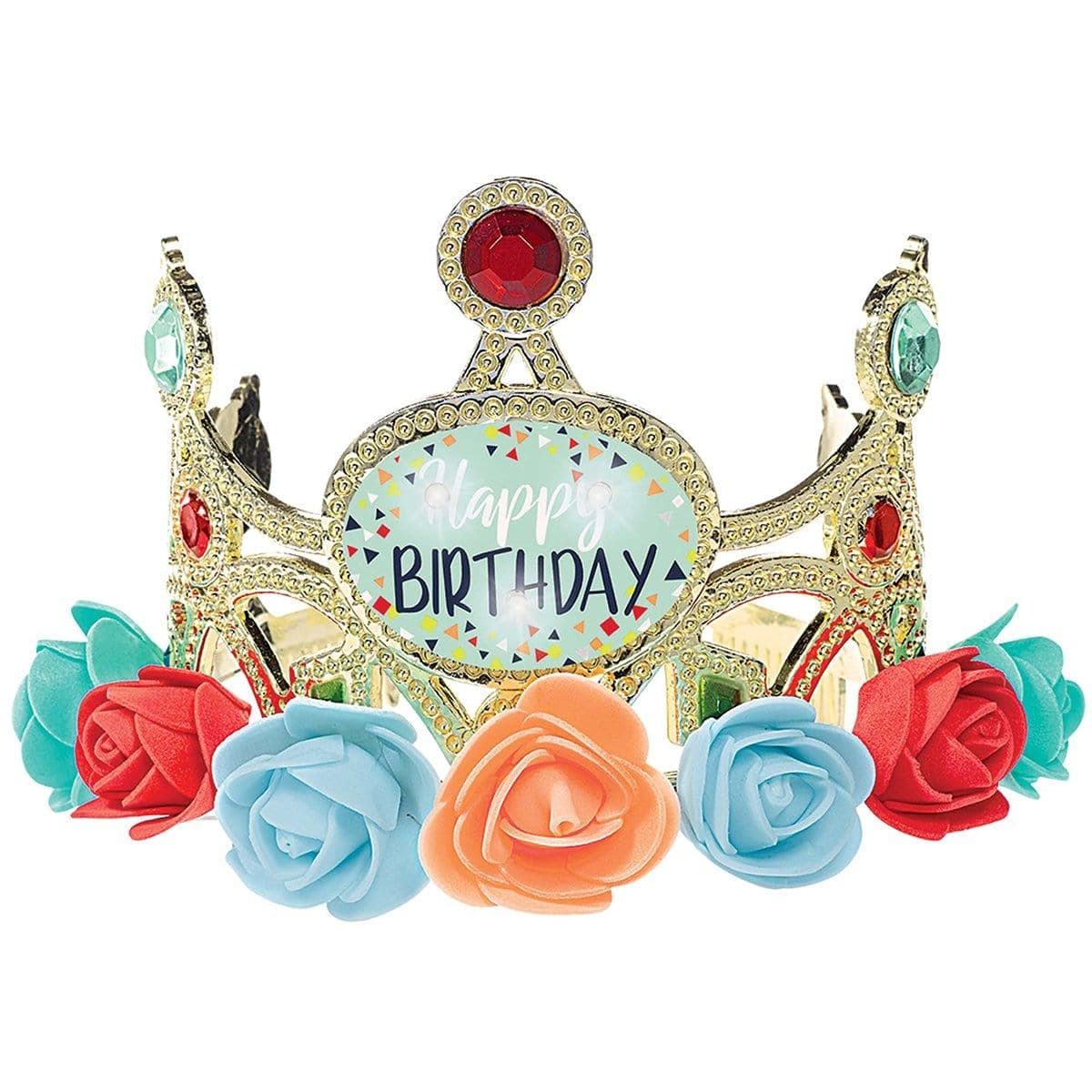 Buy General Birthday A Reason To Celebrate - Light-Up Tiara sold at Party Expert
