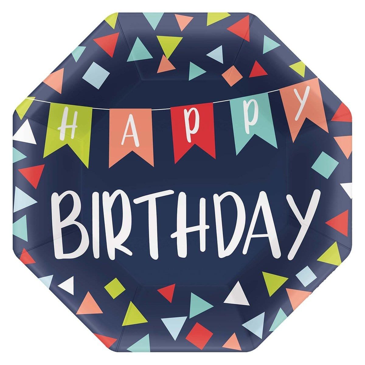Buy General Birthday A Reason To Celebrate - Plates 7 In. 8 Per Package sold at Party Expert