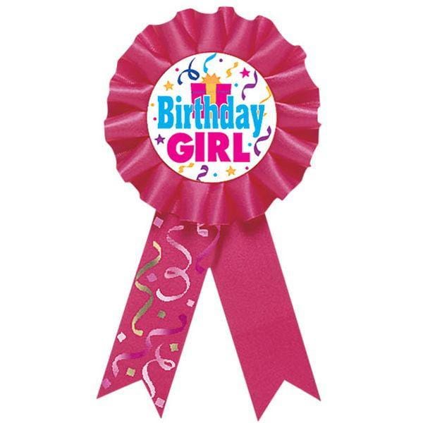 Buy General Birthday Birthday Girl Award Ribbon sold at Party Expert