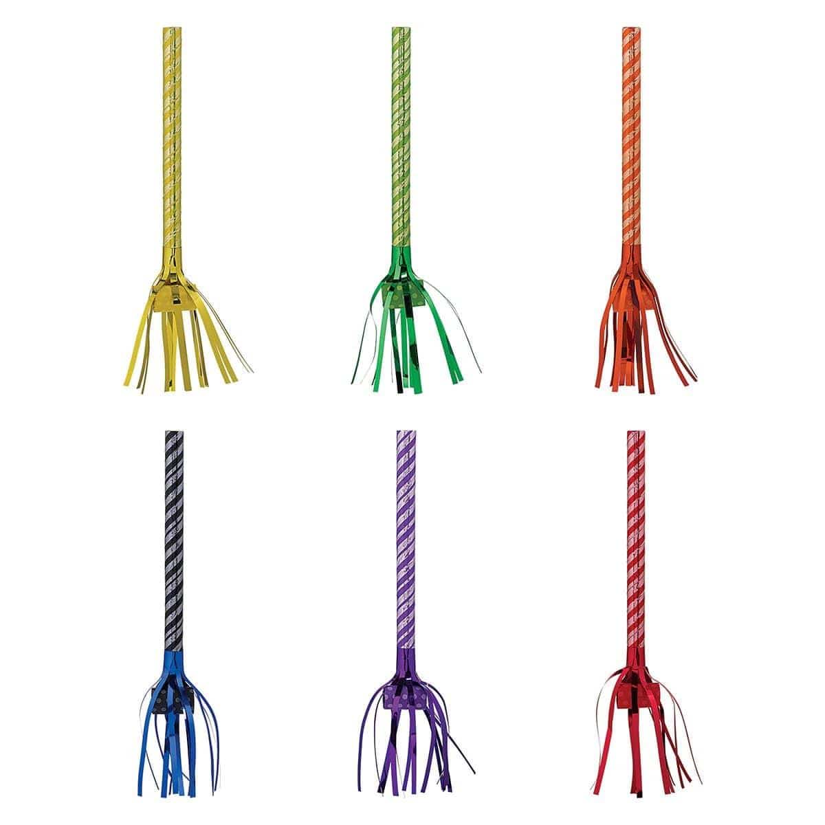 Buy General Birthday Blowouts 8/pkg - Rainbow sold at Party Expert