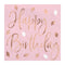 Buy General Birthday Blush Birthday - Beverage Napkins, 16 Count sold at Party Expert