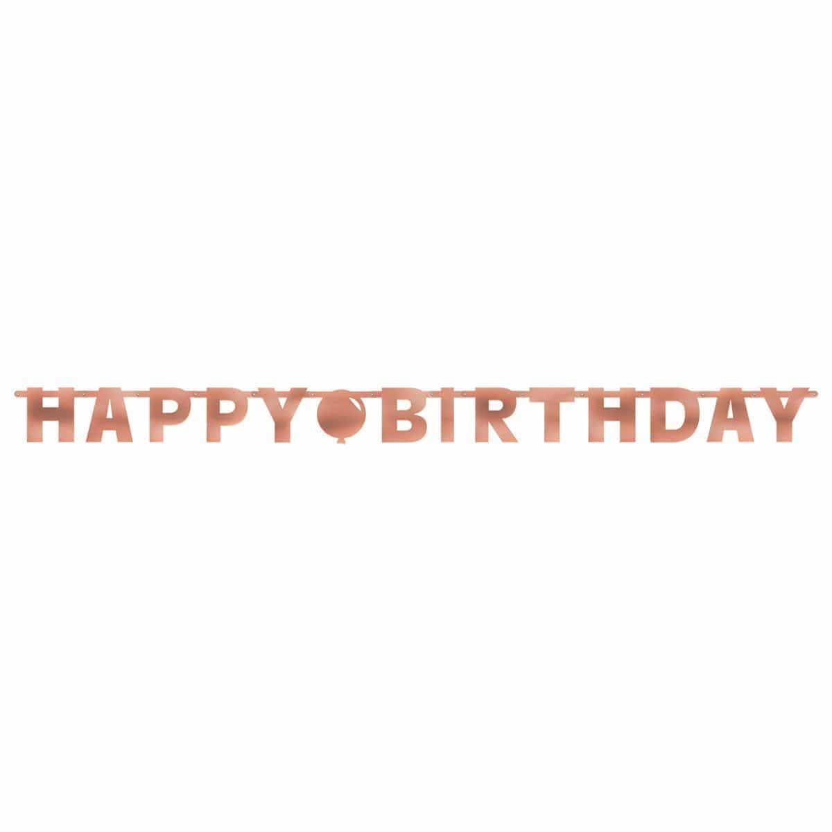 Buy General Birthday Blush Birthday - Letter Banner sold at Party Expert