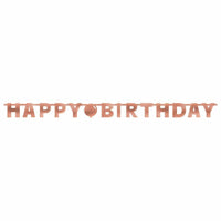 Buy General Birthday Blush Birthday - Letter Banner sold at Party Expert