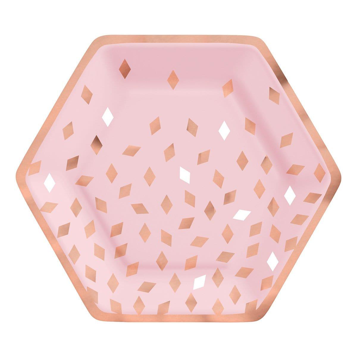 Buy General Birthday Blush Birthday - Plates 9 inches, 8 Count sold at Party Expert