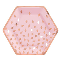 Buy General Birthday Blush Birthday - Plates 9 inches, 8 Count sold at Party Expert