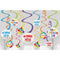 Buy General Birthday Bonne Fête Balloons - Decortative Swirls, 12 Count sold at Party Expert