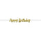 Buy General Birthday Gold Birthday - Letter Banner sold at Party Expert
