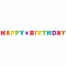 Buy General Birthday Happy Birthday Banner - Rainbow sold at Party Expert