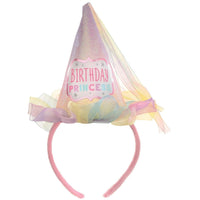 AMSCAN CA General Birthday Pastel Party Cone Hat Headband