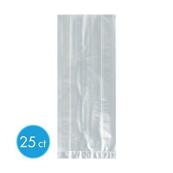 Buy Gift Wrap & Bags Clear Small Cello Party Bags 9.5 X 4 X 2.25 In. 25/pkg. sold at Party Expert