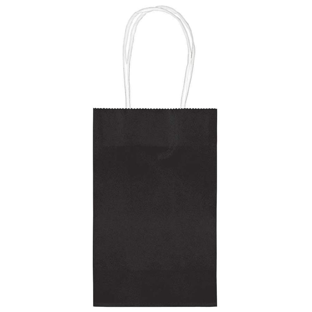 Buy Gift Wrap & Bags Paper Gift Bags - Black 10/pkg sold at Party Expert