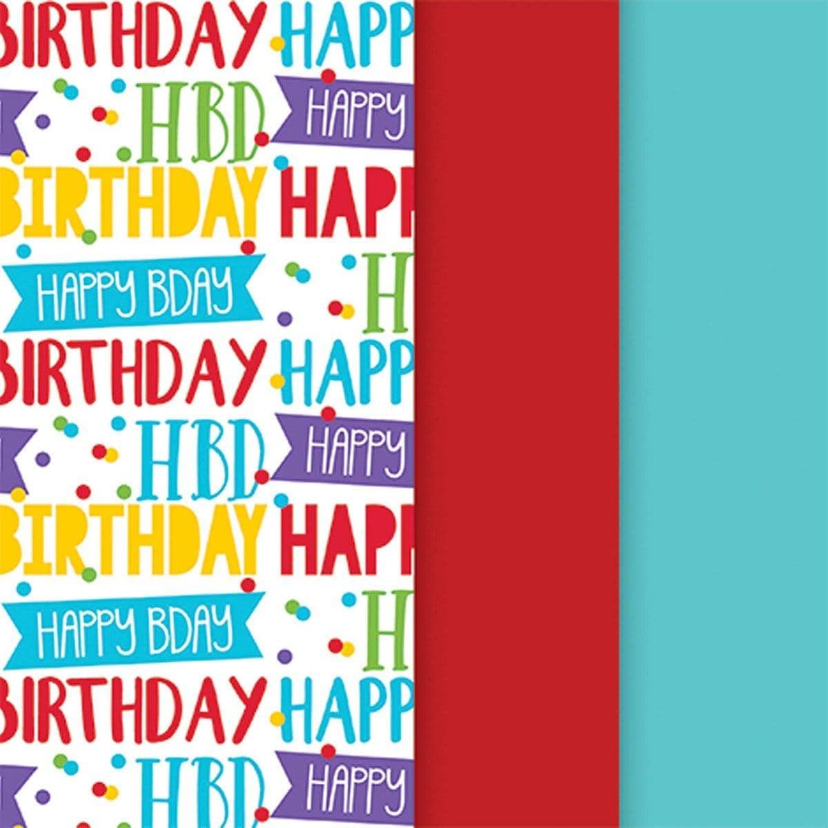 Buy Gift Wrap & Bags Tissus Paper 20/pkg - Happy Birthday sold at Party Expert