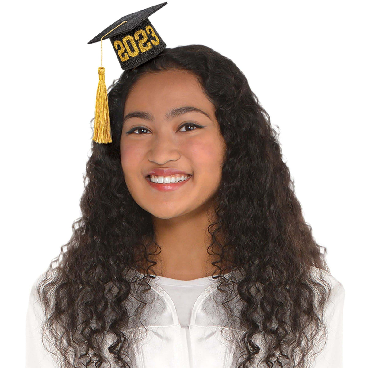 AMSCAN CA Graduation 2023 Mini Graduation Hat with Glitters, 2 x 3 Inches, 1 Count