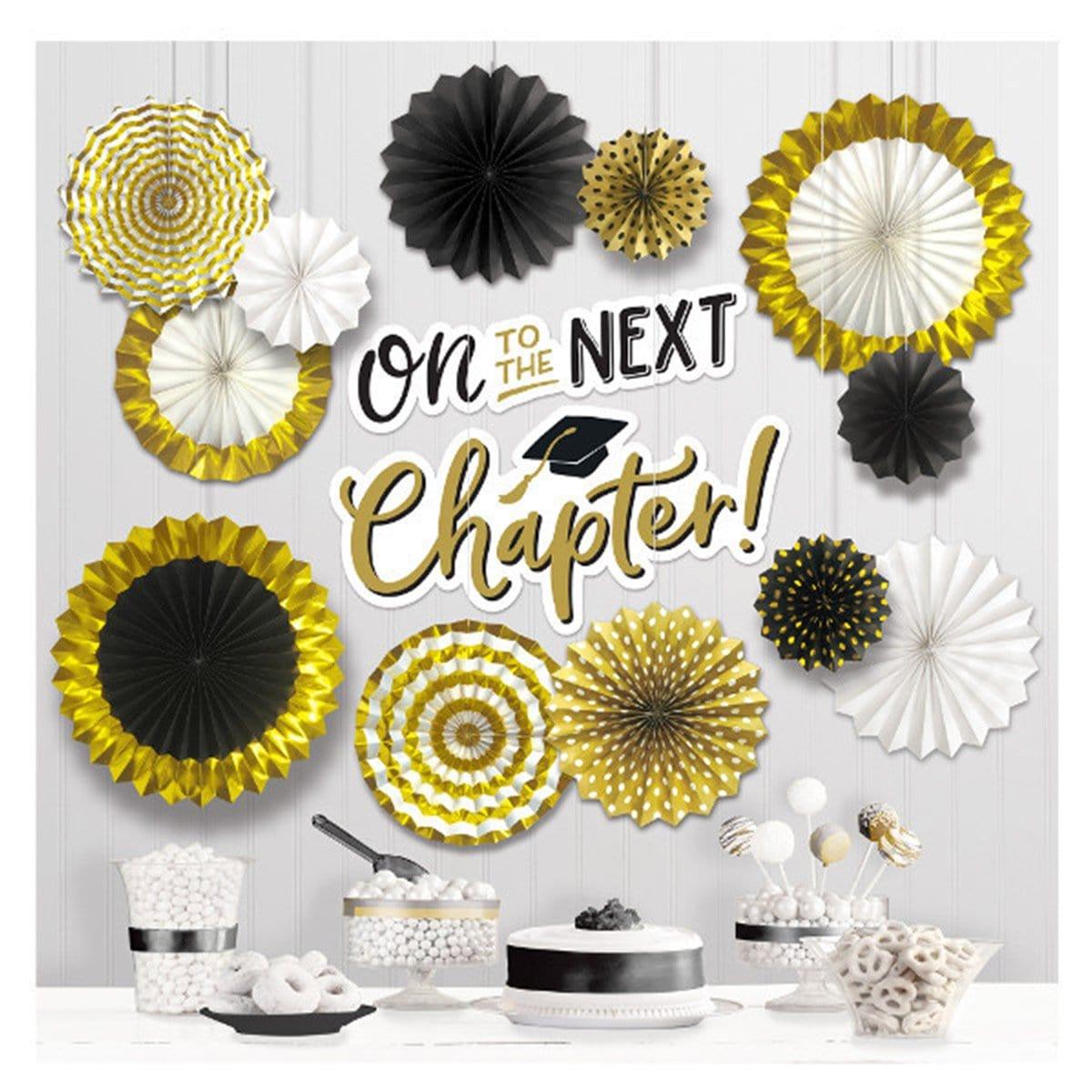 Buy Graduation Grad Hats Off - Fan Decorating Kit sold at Party Expert