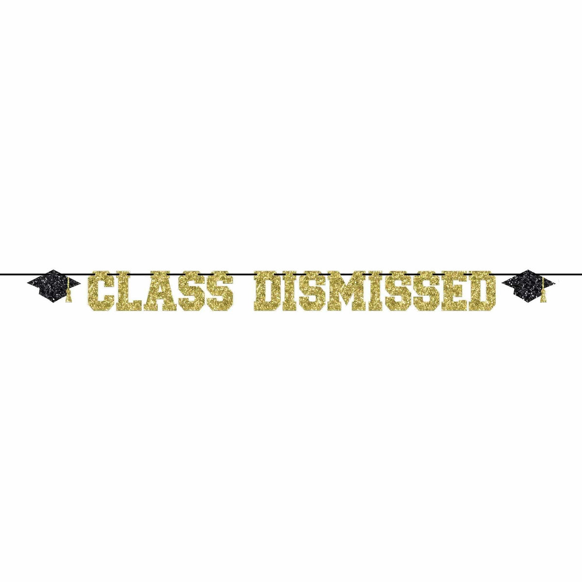 AMSCAN CA Graduation Graduation Banner "Class Dismissed", 6'' x 12'
