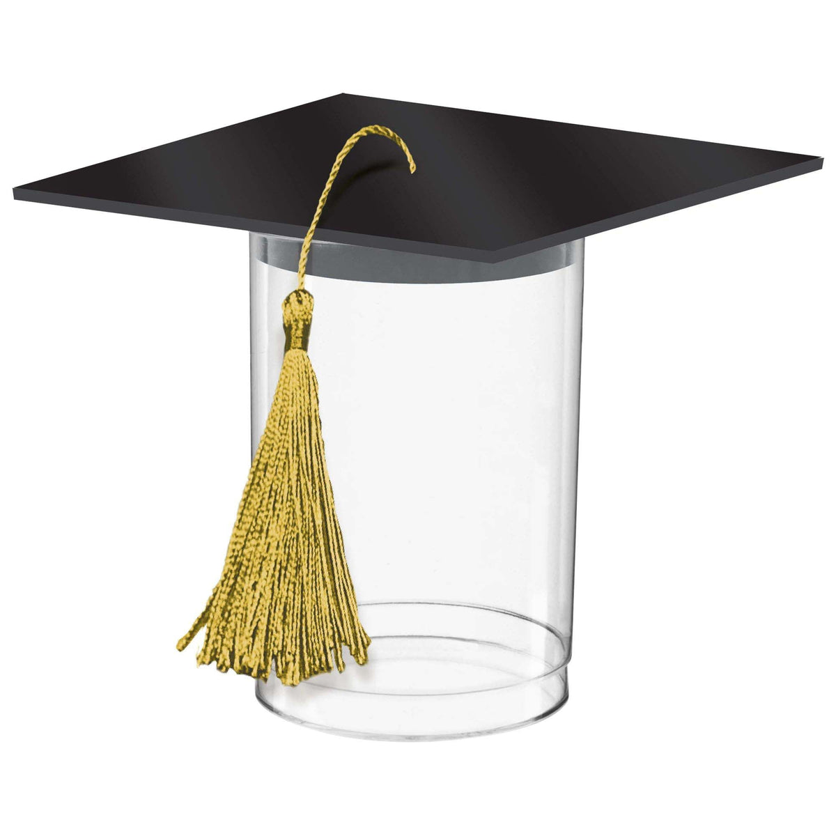 AMSCAN CA Graduation Graduation Cap treat Container, 14 Oz, 1 Count