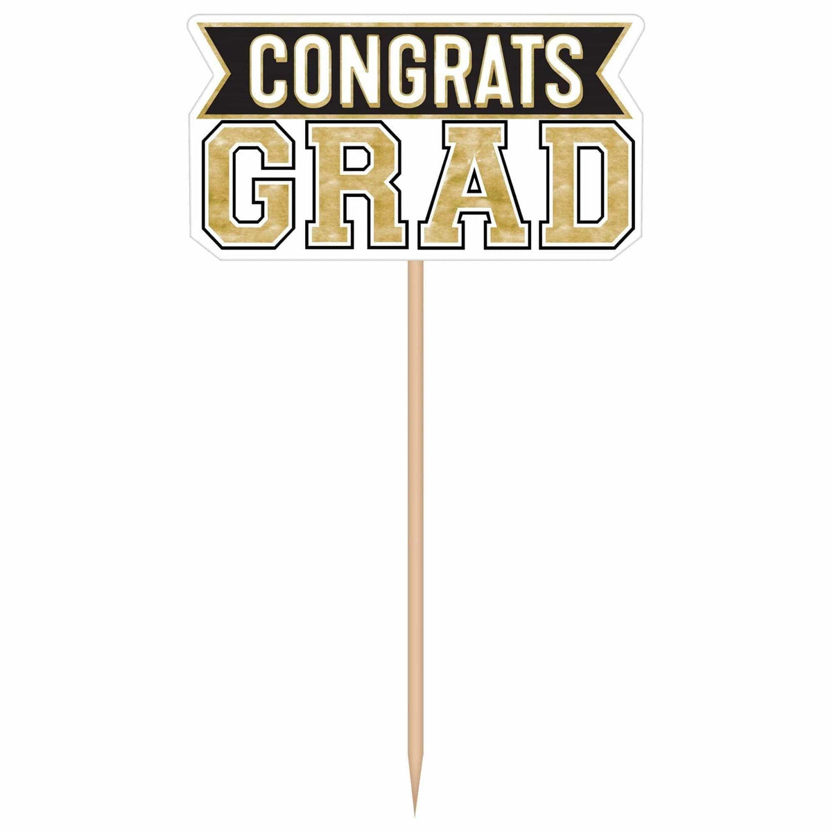 AMSCAN CA Graduation Graduation Centrepiece Pick "Congrats Grad"