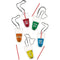 AMSCAN CA Graduation Graduation Drink Pouch Necklaces, Assortment, 16 Oz, 10 Count