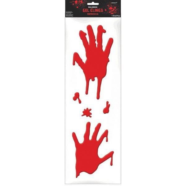 Forum Novelties Bloody Handprints Gel Clings