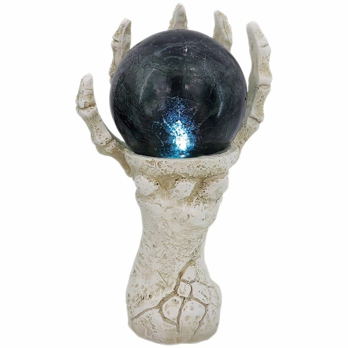 Buy Halloween Classic Black&White Hand with Glass Ball Luminary sold at Party Expert