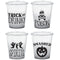 Buy Halloween Classic Black&White Plastic Shot Glasses, 4 count sold at Party Expert
