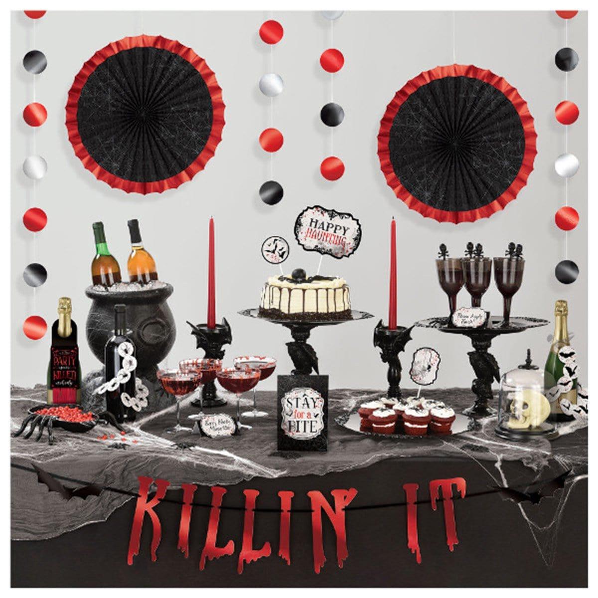 Buy Halloween Dark Manor bar decorating kit sold at Party Expert