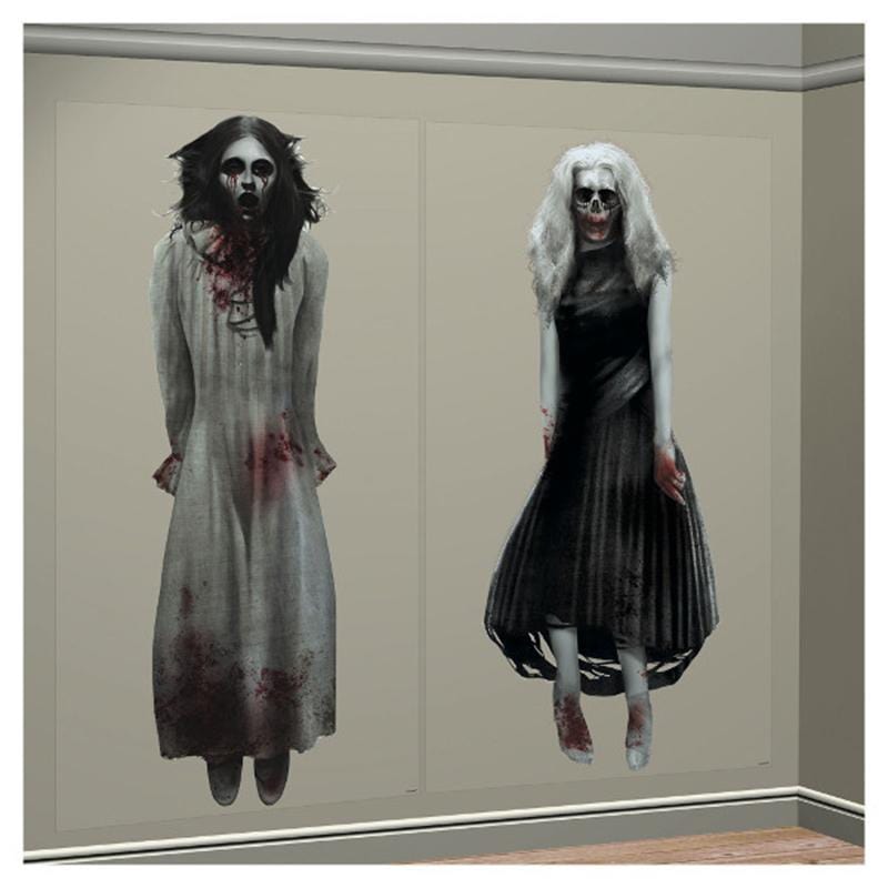 Buy Halloween Dark Manor ghost girls scene setter sold at Party Expert
