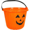 Buy Halloween Orange pumpkin plastic pail sold at Party Expert