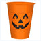 Buy Halloween Pumpkin plastic cups 16 ounces, 25 count sold at Party Expert