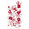 AMSCAN CA Halloween Skeleton hand prints wall decoration 048419181880