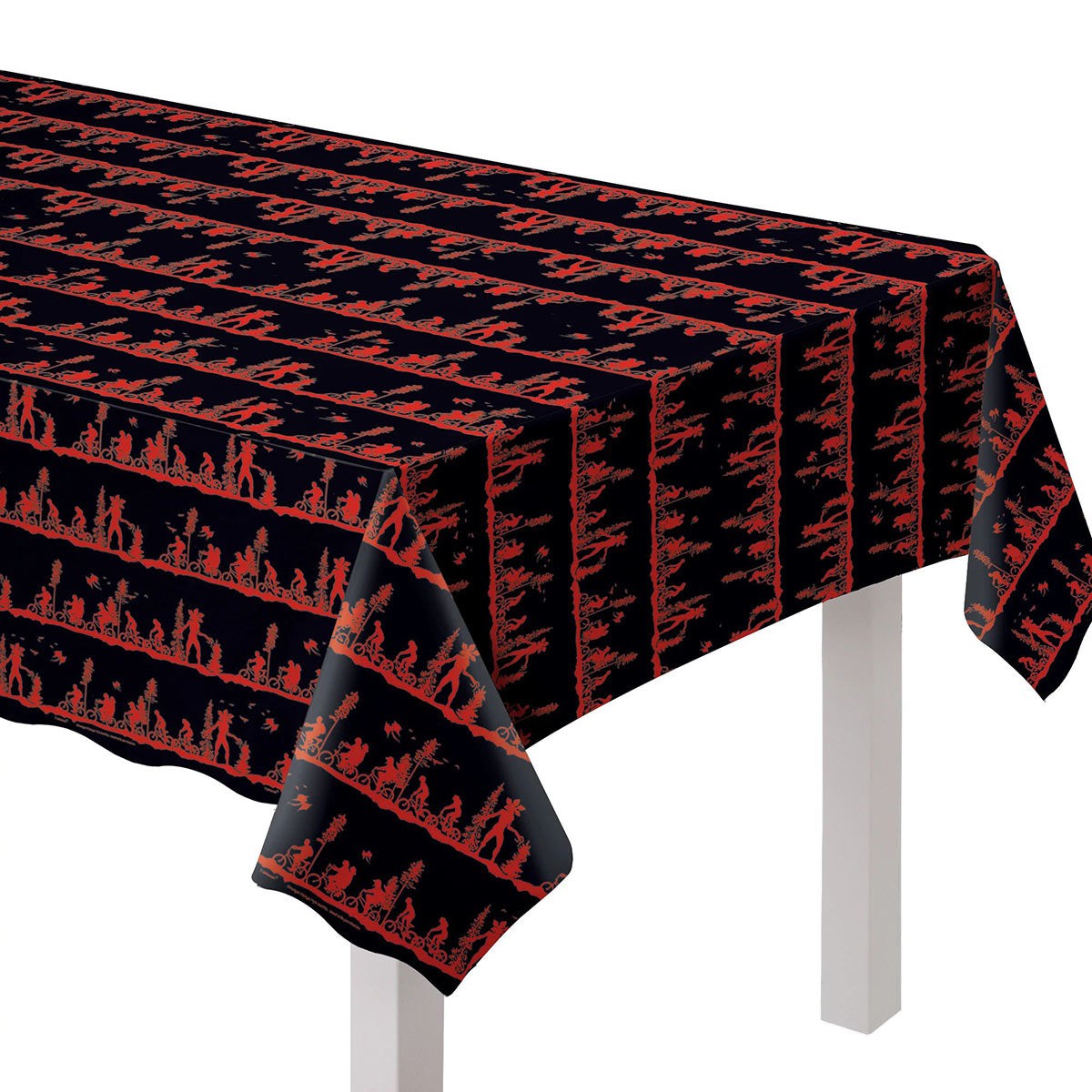 AMSCAN CA Halloween Stranger Things Birthday Rectangular Plastic Table Cover, 54 x 81 Inches 192937341230
