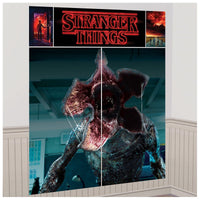 AMSCAN CA Halloween Stranger Things Party Scene Setter, 5.5 x 6.5 Feet 192937068403
