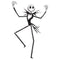 AMSCAN CA Halloween The Nightmare Before Christmas Jack Skellington Jointed Giant Paper Cutout, 50 Inches 013051837891