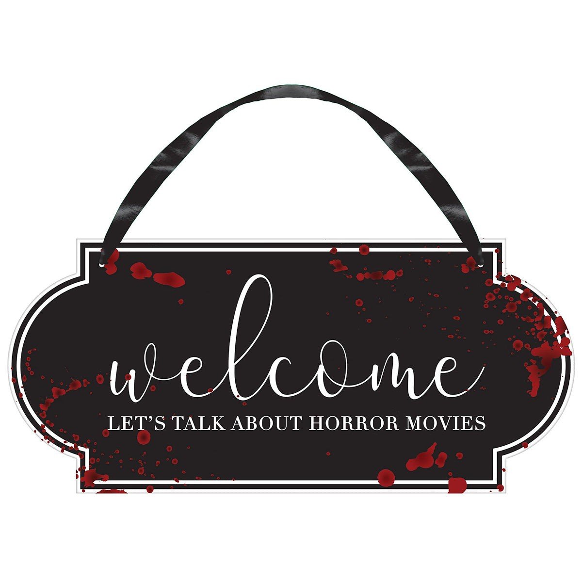 AMSCAN CA Halloween Welcome Hanging Sign 192937338605