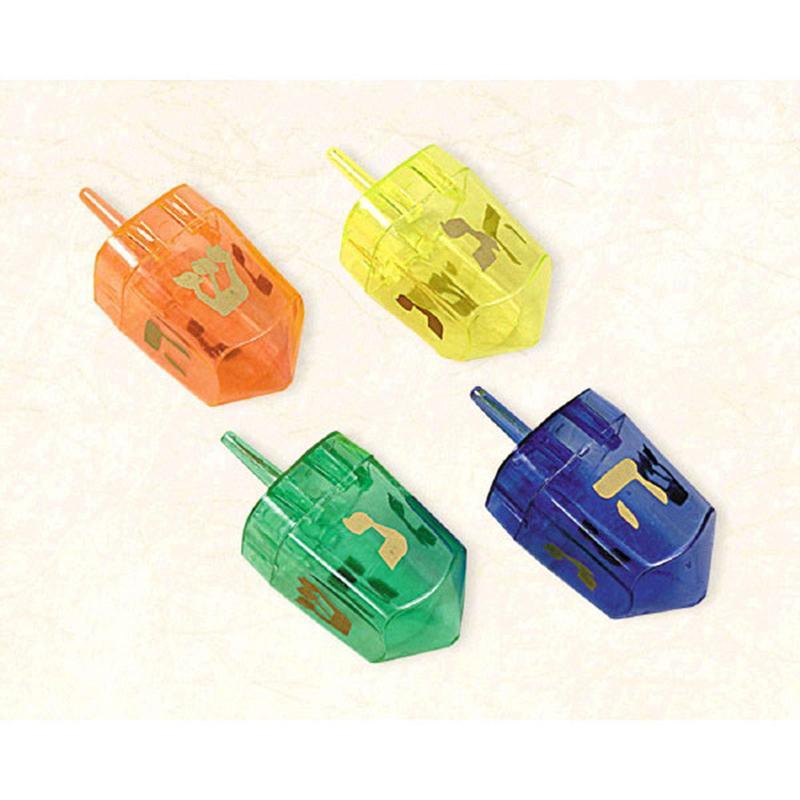 Buy Hanukkah Dreidel Game Favors 4/Pkg. sold at Party Expert