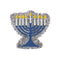 AMSCAN CA Hanukkah Mini Menorah in Tensel, 5 x 5 x 2 Inches, 1 Count