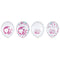 AMSCAN CA Kids Birthday Barbie Confetti Latex Balloon, 12 in, 6 Count