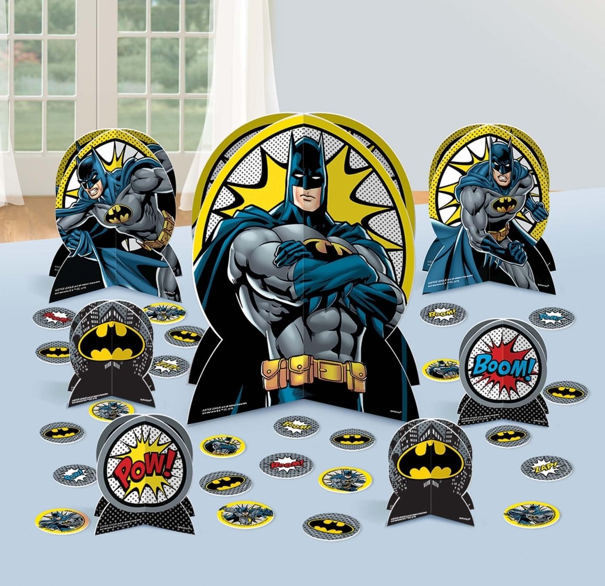 Buy Kids Birthday Batman table decorating kit sold at Party Expert