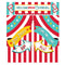 AMSCAN CA Kids Birthday Carnival Scene Setter Decoration Kit, 5 Count 013051764081